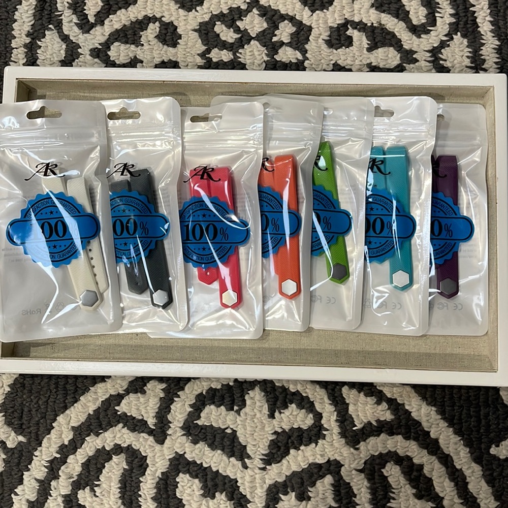 Seven pack Fitbit Alta bands. New.